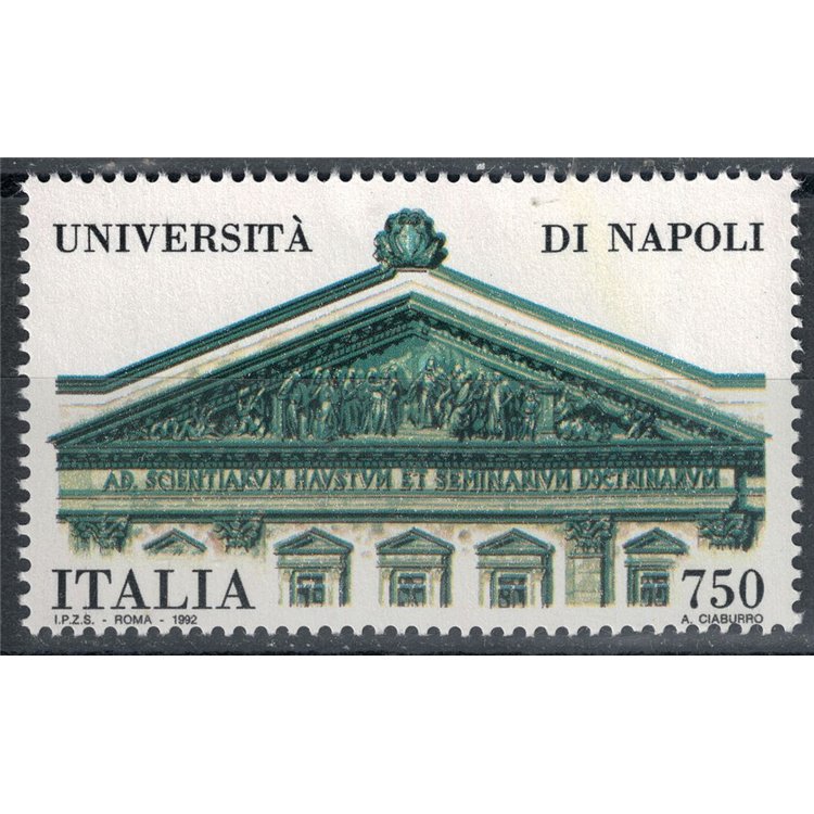 ITALY 1992 University of Naples MNH**