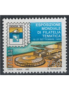 ITALY 1992 Philatelic Exhibition MNH**