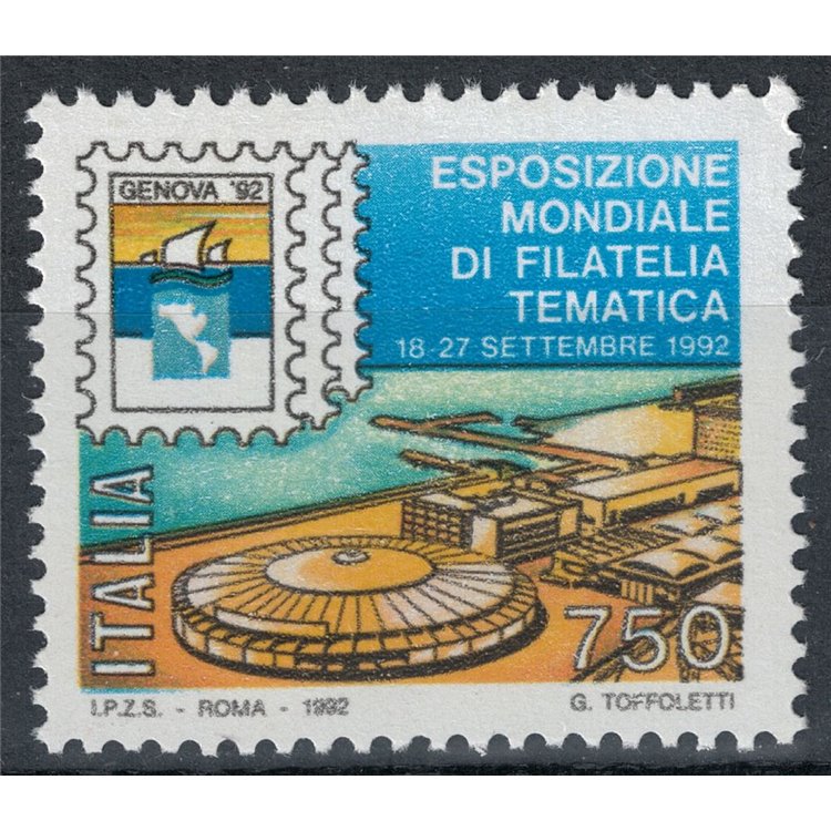 ITALY 1992 Philatelic Exhibition MNH**