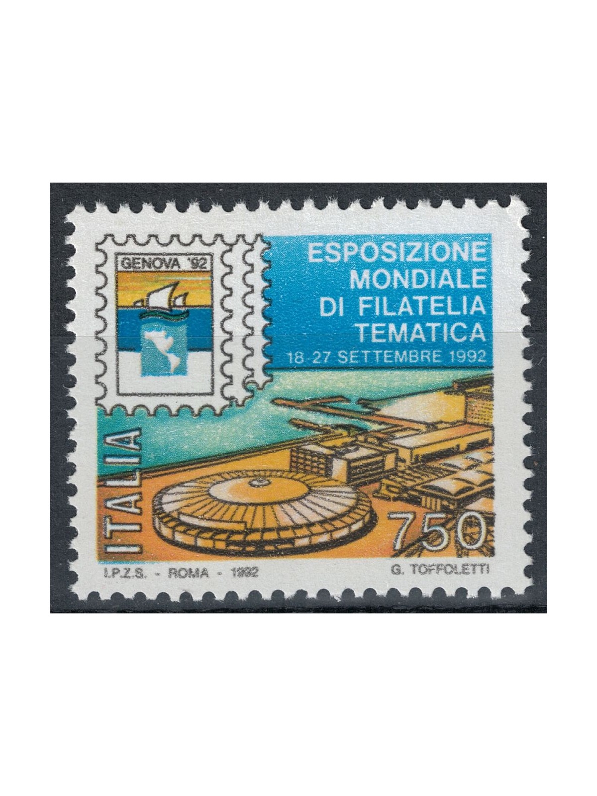 ITALY 1992 Philatelic Exhibition MNH**