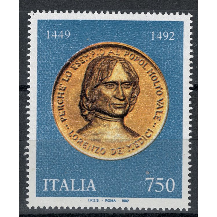 ITALY 1992 Lorenzo De' Medici MNH**