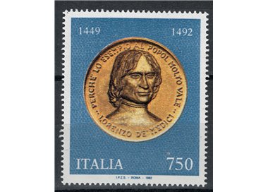 ITALIA 1992 Lorenzo De' Medici MNH**