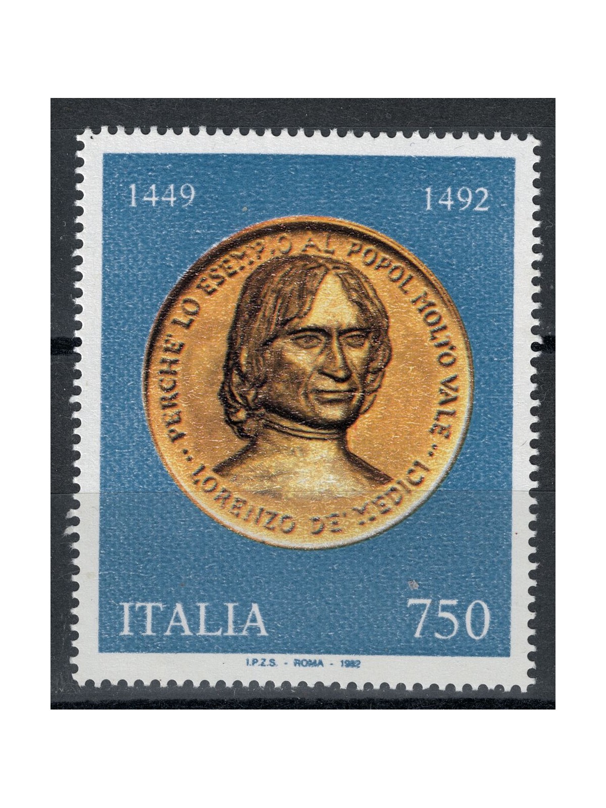 ITALY 1992 Lorenzo De' Medici MNH**