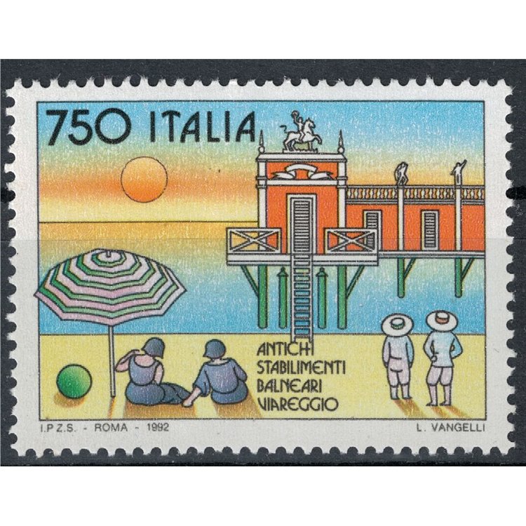 ITALY 1992 Viareggio beach resorts MNH**