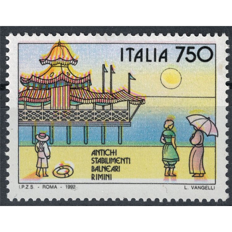 ITALY 1992 Rimini beach resorts MNH**