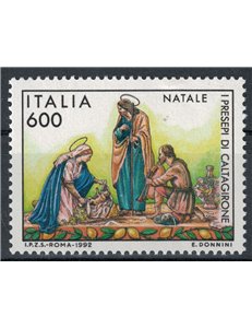 ITALY 1992 Christmas MNH**