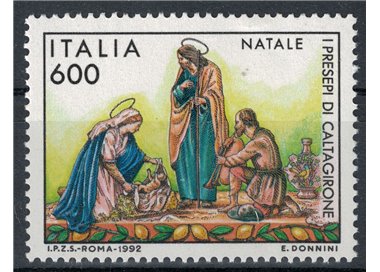 ITALIA 1992 Natale MNH**