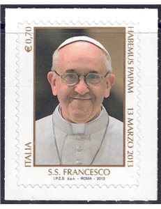ITALIA 2013 Papa Francesco MNH**