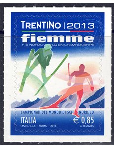 ITALIA 2013 Sci nordico, Val di Fiemme MNH**