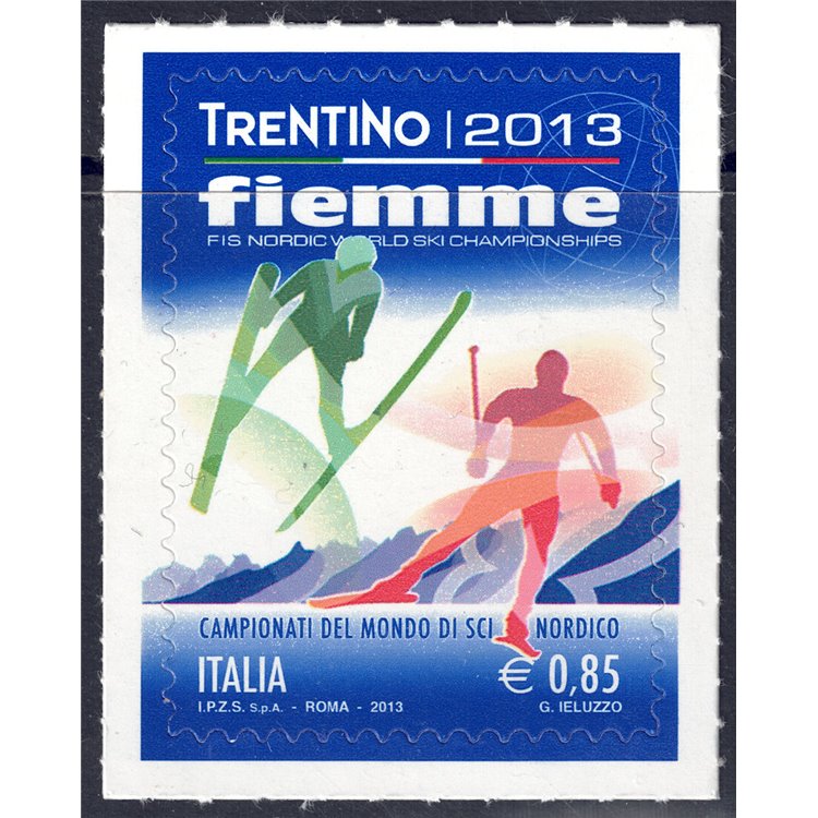 ITALY 2013 Nordic Skiing, Val di Fiemme MNH**