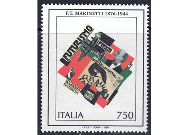 ITALY 1996 Filippo Tommaso Marinetti MNH**