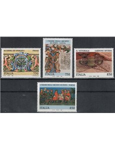 ITALIA 1996 Archivi e Musei 4v MNH**