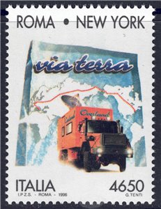 ITALY 1996 Italy-USA Crossing MNH**