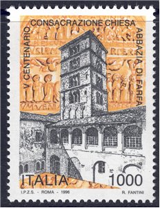ITALY 1996 Farfa Abbey MNH**
