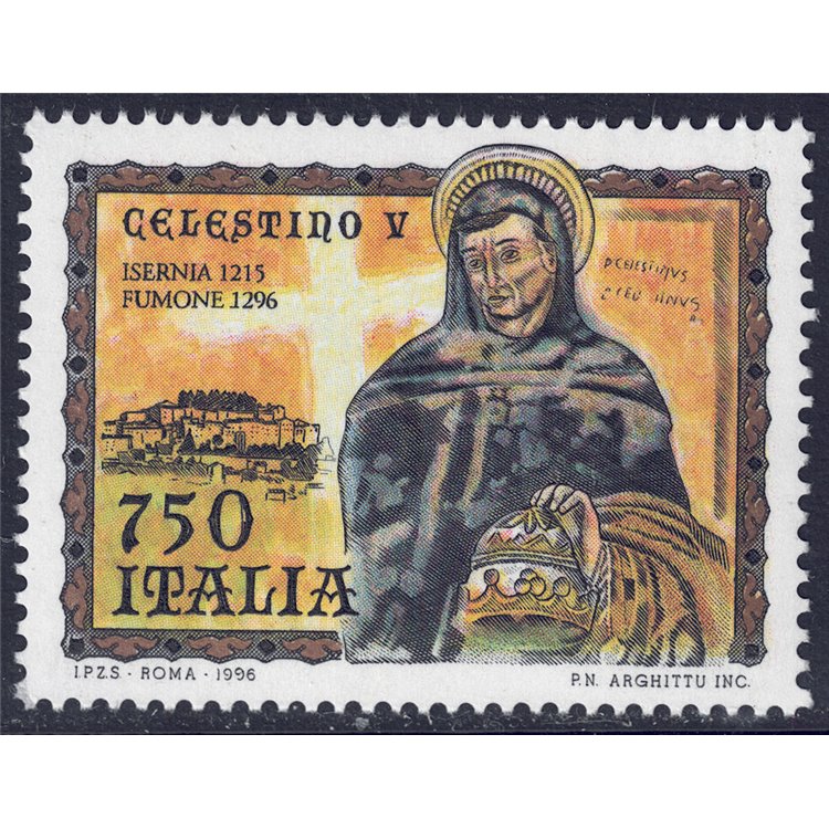 ITALY 1996 Pope Celestine V MNH**