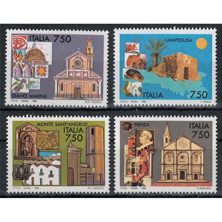 ITALY 1996 Tourism 4v MNH**