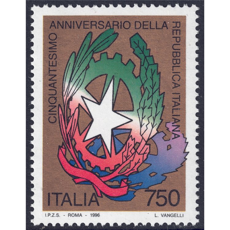 ITALY 1996 Anniversary of the Republic MNH**