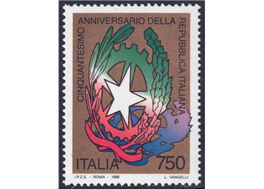 ITALY 1996 Anniversary of the Republic MNH**