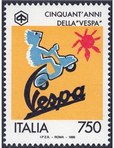 ITALY 1996 Vespa Anniversary MNH**