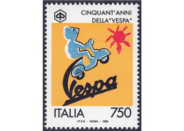 ITALY 1996 Vespa Anniversary MNH**