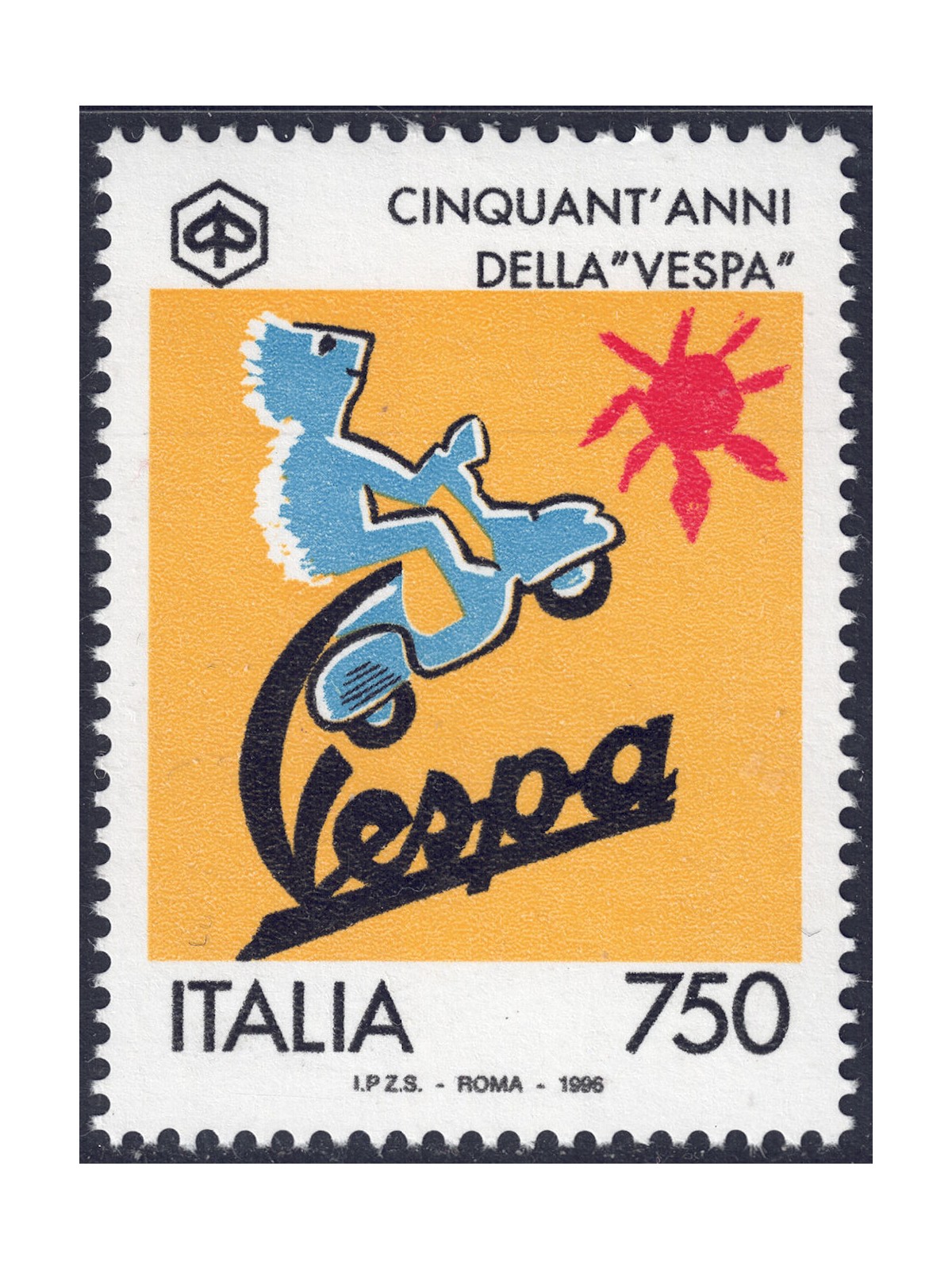 ITALY 1996 Vespa Anniversary MNH**