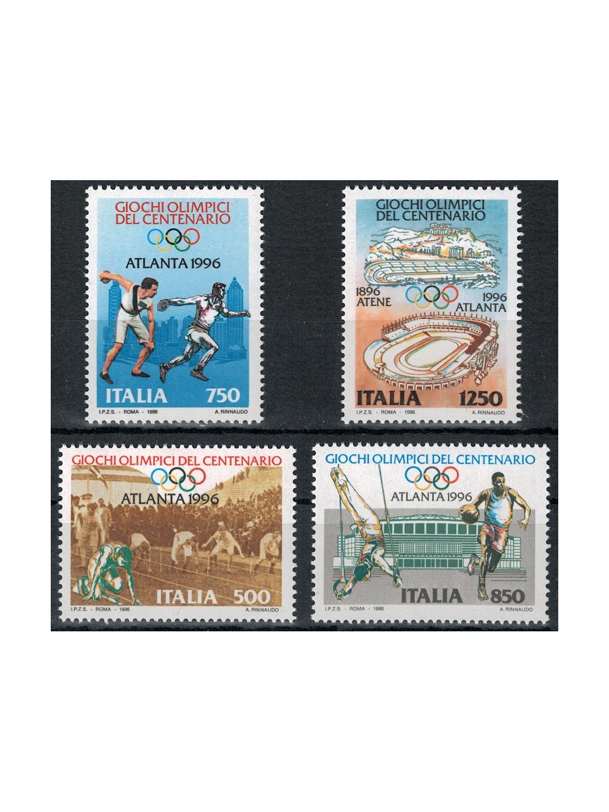 ITALY 1996 Olympic Games 4v MNH**