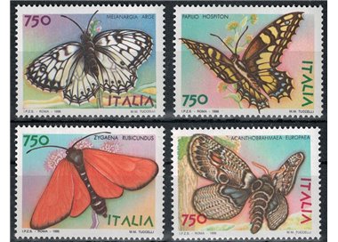 ITALY 1996 Butterflies 4v MNH**
