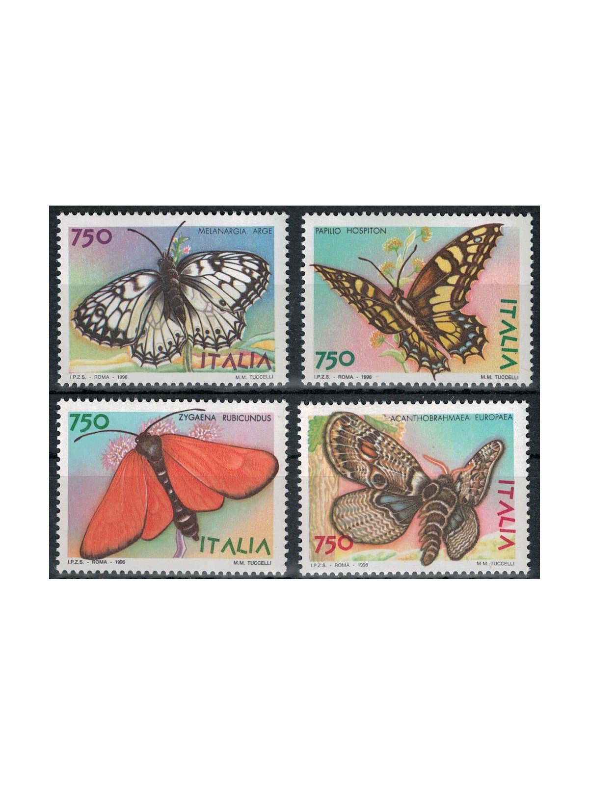 ITALIA 1996 Farfalle 4v MNH**