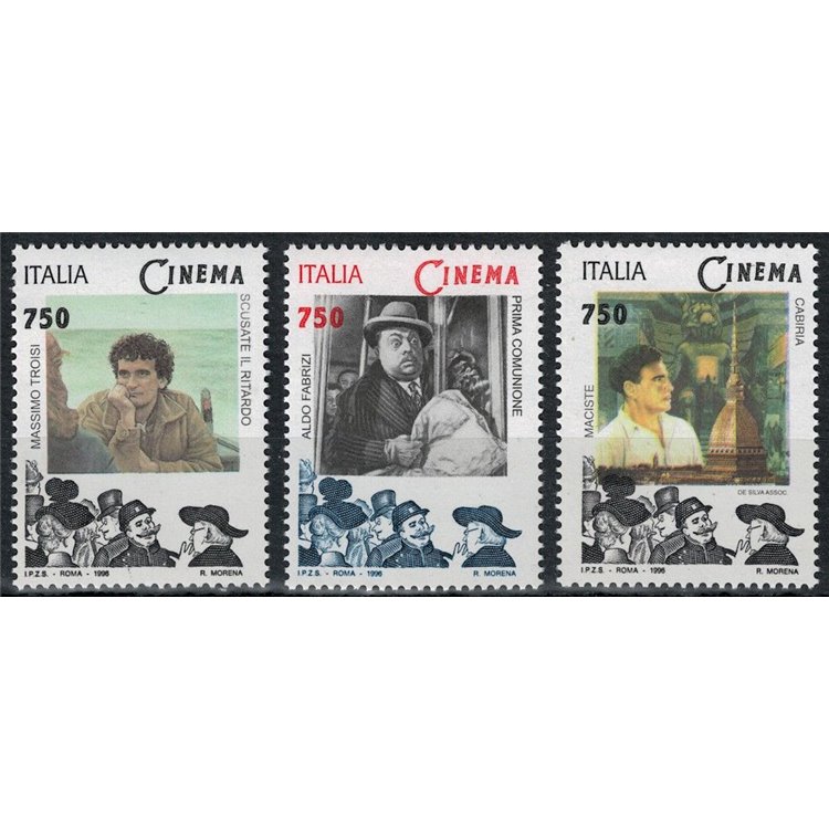 ITALIA 1996 Cinema 3v MNH**