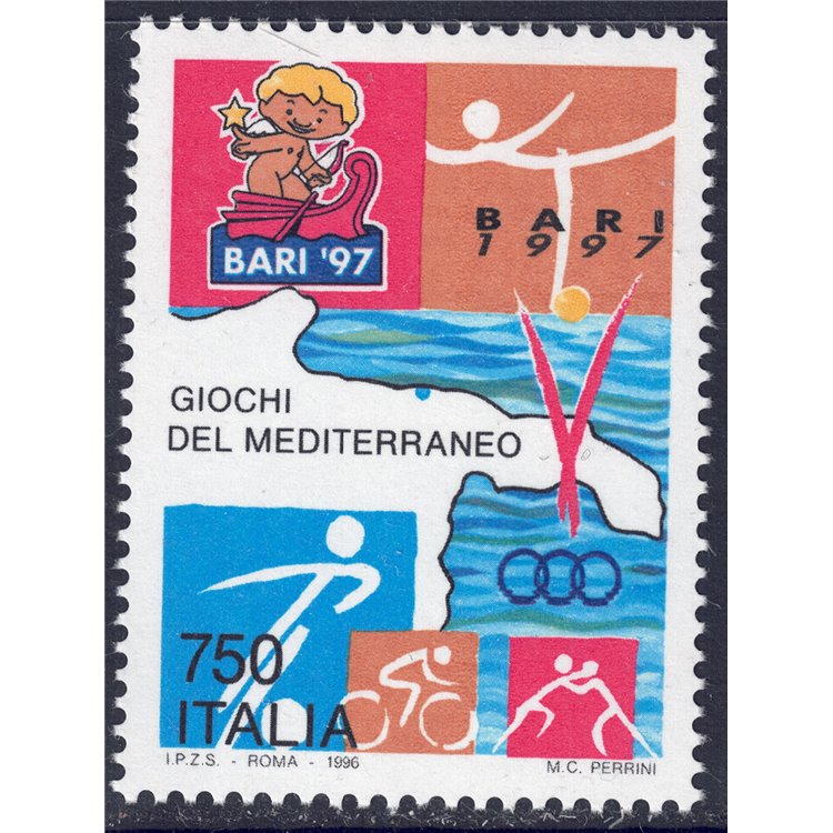 ITALIA 1996 Giochi del Mediterraneo MNH**