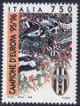ITALIA 1996 Juventus campione d'Europa MNH**