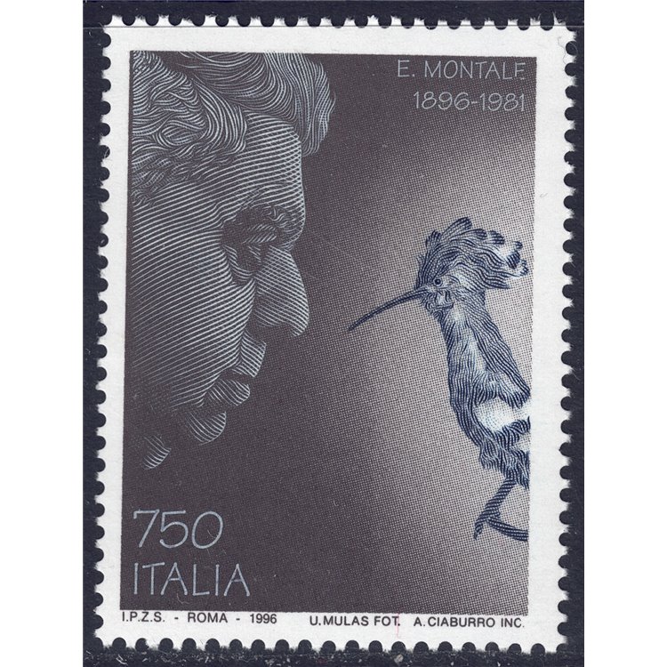 ITALIA 1996 Eugenio Montale MNH**