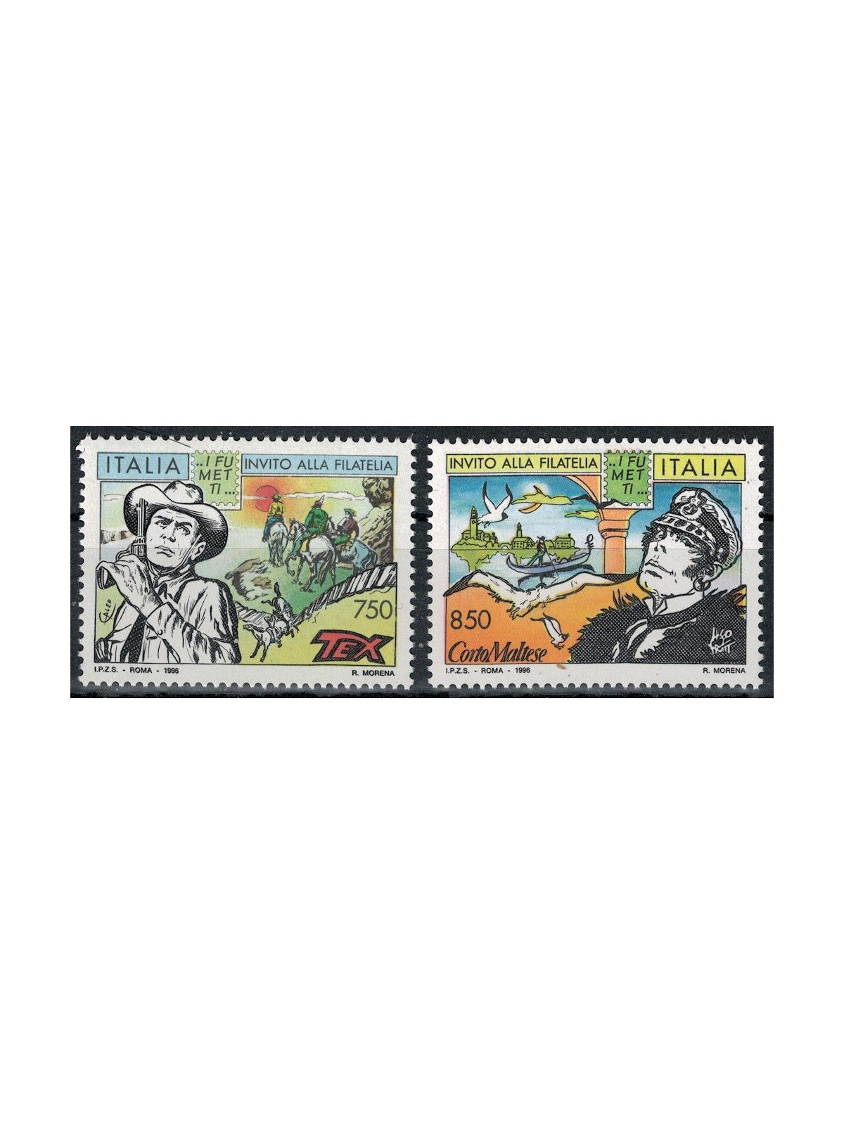 ITALY 1996 Comics 2v MNH**