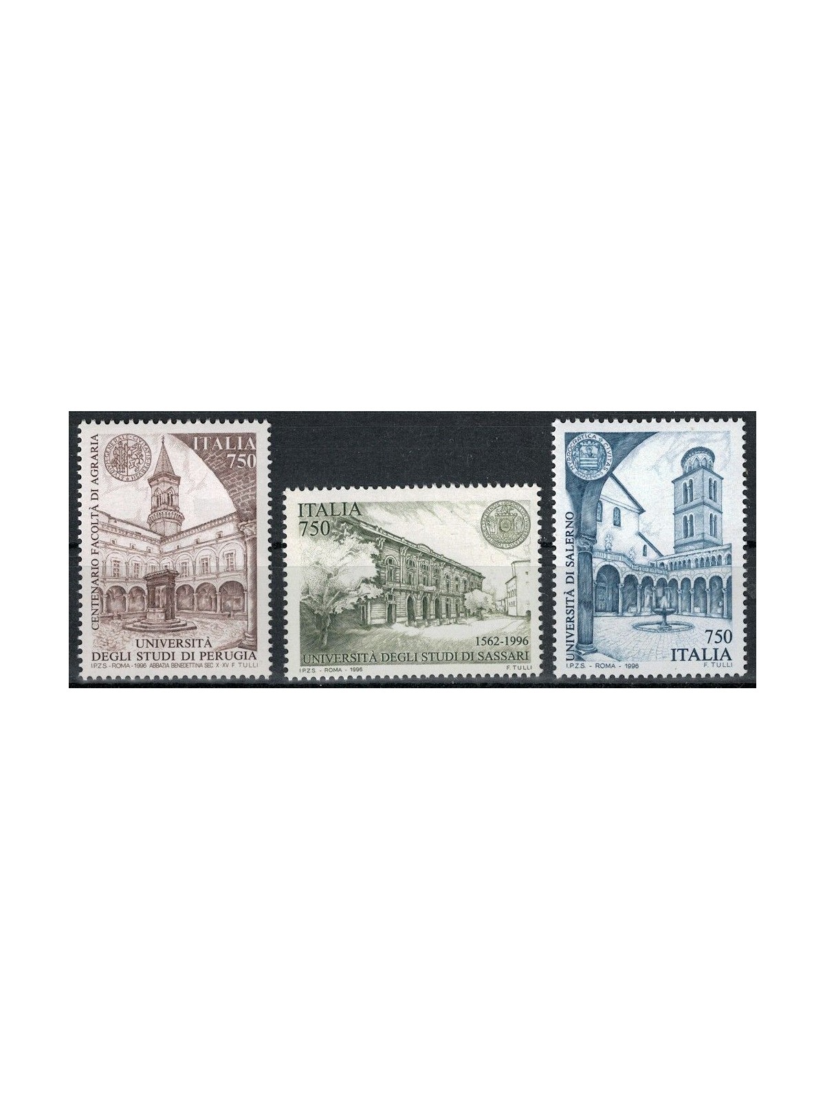 ITALIA 1996 Università 3v MNH**
