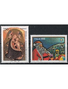 ITALY 1996 Christmas 2v MNH**