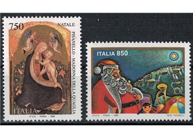 ITALY 1996 Christmas 2v MNH**
