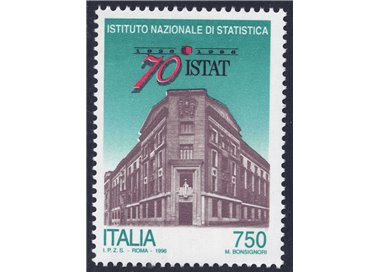ITALIA 1996 Anniversario ISTAT MNH**