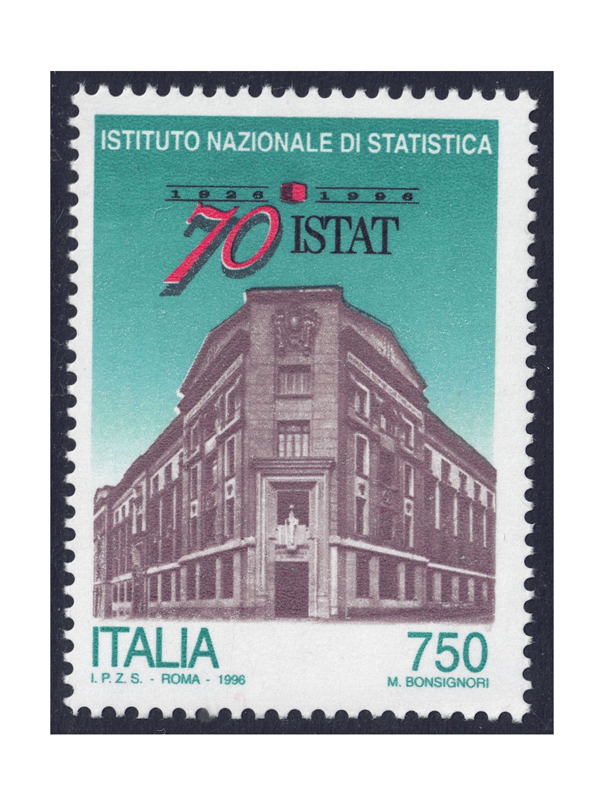 ITALY 1996 ISTAT Anniversary MNH**