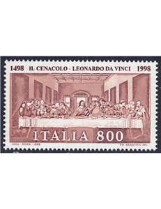 ITALIA 1998 Il Cenacolo di Leonardo Da Vinci MNH**