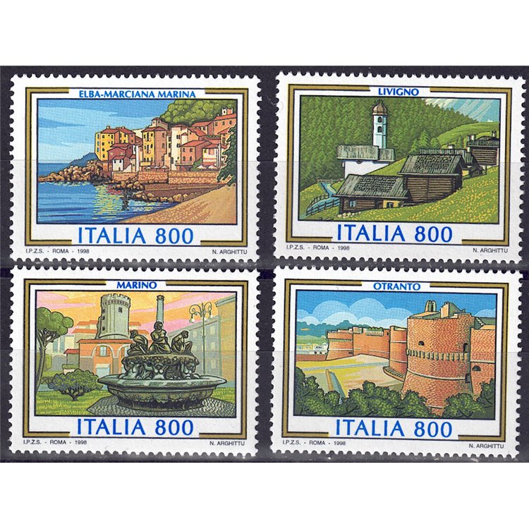ITALIA 1998 Turismo 4v MNH**