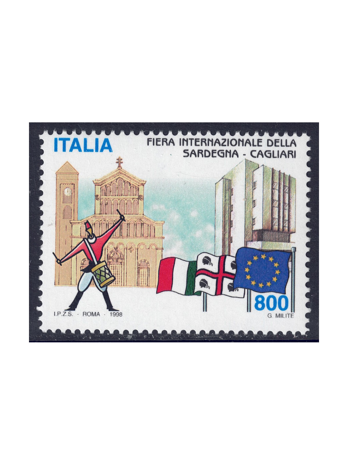 ITALY 1998 Sardinia International Fair MNH**