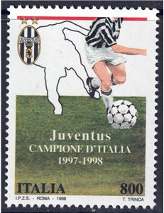 ITALY 1998 Juventus Italian Champions MNH**