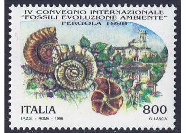 ITALY 1998 Fossils MNH**