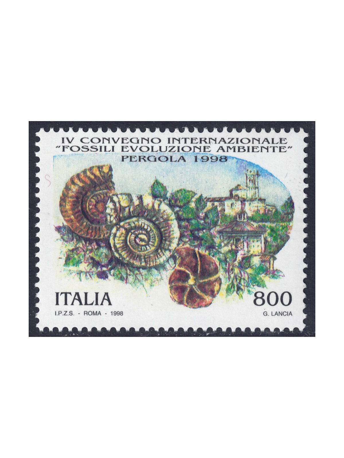 ITALY 1998 Fossils MNH**