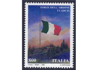 ITALY 1998 Law Enforcement (The Fallen) MNH**