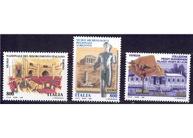 ITALY 1998 National Museums 3v MNH**