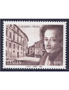 ITALY 1998 Giacomo Leopardi MNH**