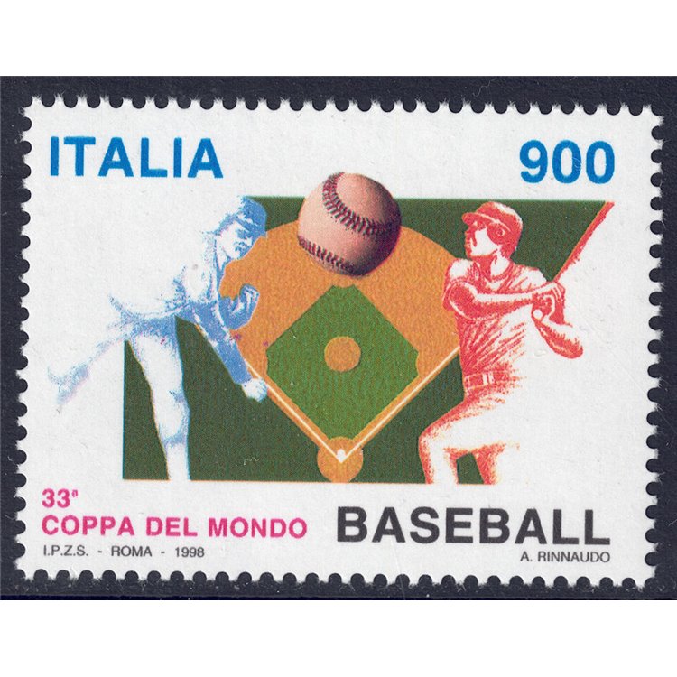 ITALY 1998 Baseball World Cup MNH**