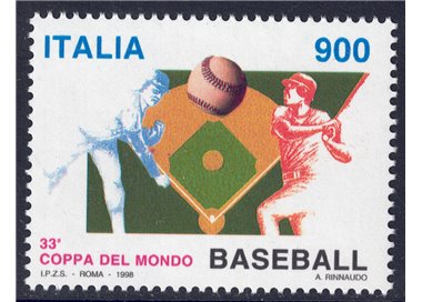 ITALY 1998 Baseball World Cup MNH**