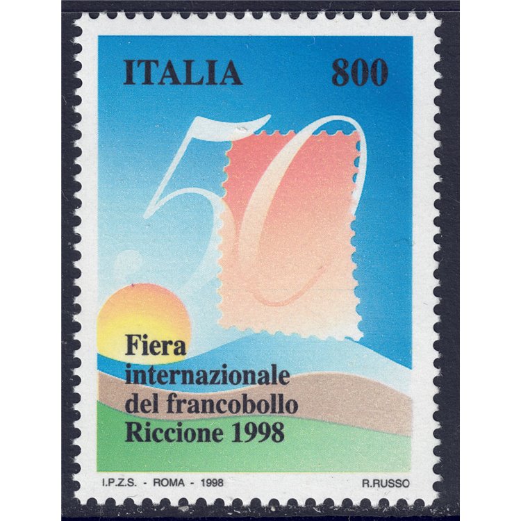 ITALY 1998 Stamp Fair MNH**